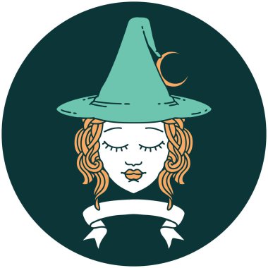 Sancaklı insan cadı karakteri simgesi