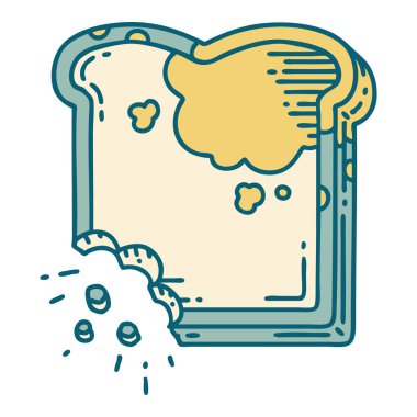 küflü ekmeğin ikonik dövme görüntüsü