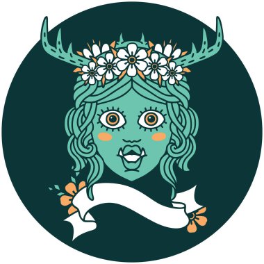 Orc Druid karakter yüzünün simgesi