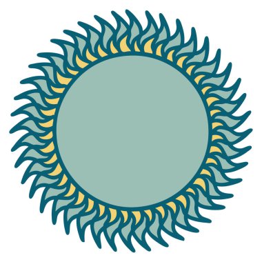 Güneşin ikonik dövme şekli