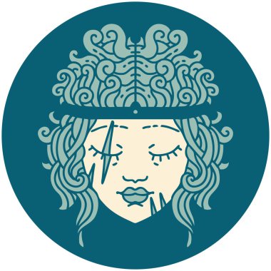 İnsan barbar karakterinin simgesi