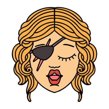 Retro Dövme Tarzı Düzenbaz İnsan Karakteri