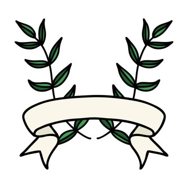 Geleneksel dövmeli defne işareti