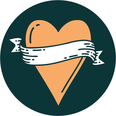 Bir kalp ve bayrağın ikonik dövme görüntüsü