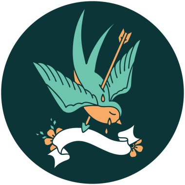 Kırlangıç gibi ağlayan dövme simgesi