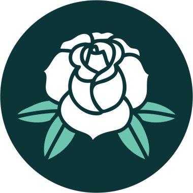 Bir çiçeğin ikonik dövme şekli