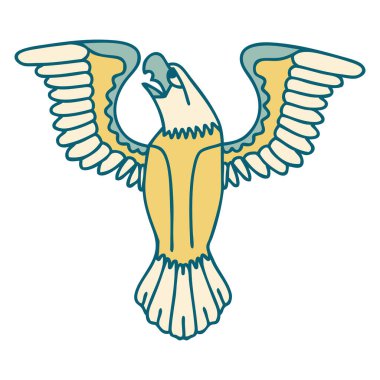 Amerikan kartalının ikonik dövme görüntüsü