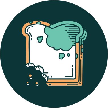 küflü ekmeğin ikonik dövme görüntüsü