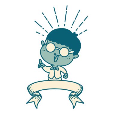 Dövme stili ve dahice fikri olan bir afiş.