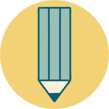 Bir kalemin ikonik dövme görüntüsü