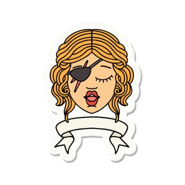 Afişi olan düzenbaz bir insan karakterinin çıkartması.