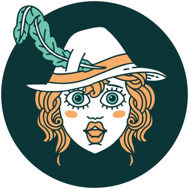 İnsan ozan karakterinin simgesi