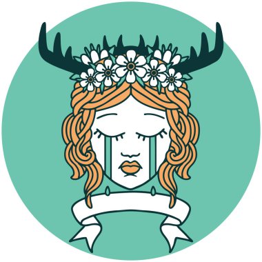 Sancaklı ağlayan insan rahibin simgesi