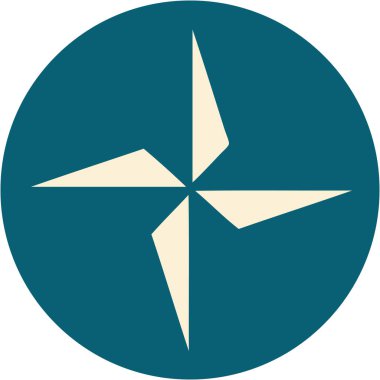 Bir yıldızın ikonik dövme şekli