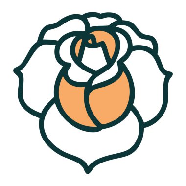 Bir çiçeğin ikonik dövme şekli