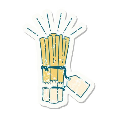 Pırasa dövmesi stili eski bir etiket.