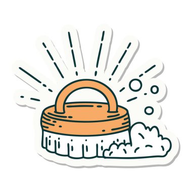 Dövme stili fırça çıkartması