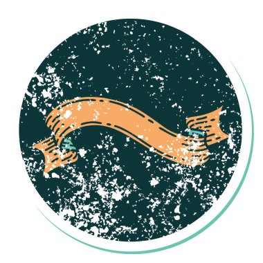 Bir pankartın sembolik dövmeli resmi