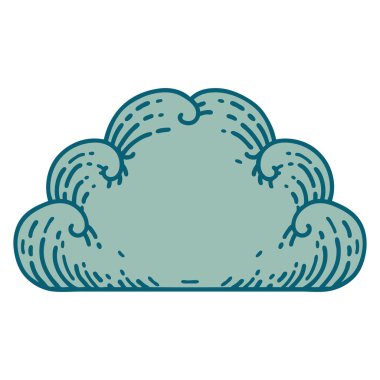 Bir bulutun ikonik dövme görüntüsü