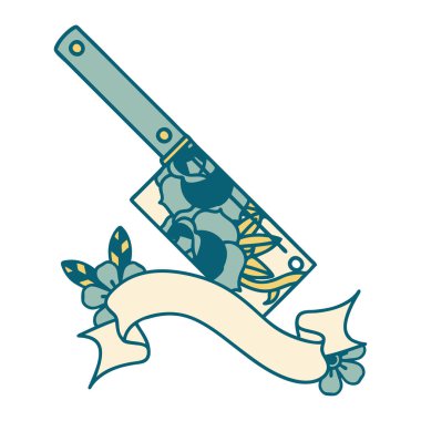 Satır ve çiçekli geleneksel dövme