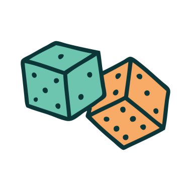 Şanslı zarların ikonik dövme biçimi