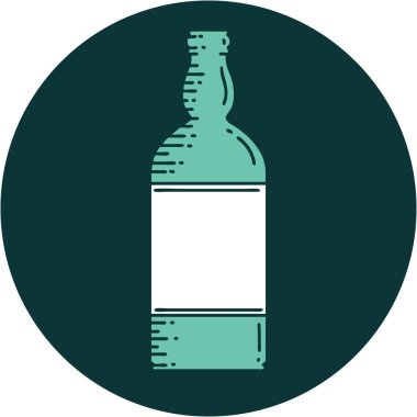 Şişenin sembolik dövme görüntüsü