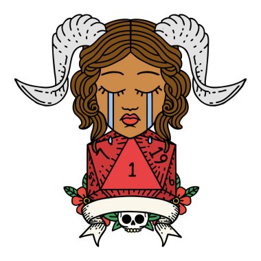 Retro Dövme Biçimi ağlama Doğal bir D20 zar atışıyla kiremit döşeme