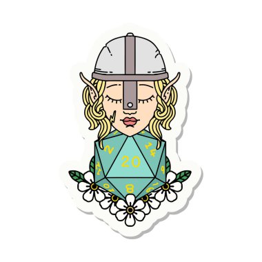 20 zarlı bir elf dövüşçüsünün çıkartması.