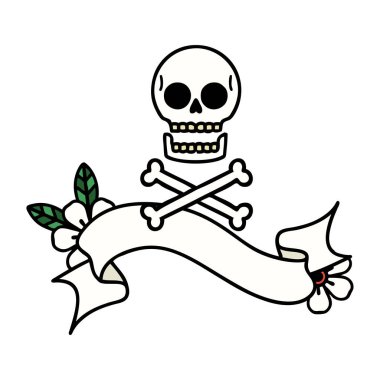 Çapraz kemikli geleneksel dövme