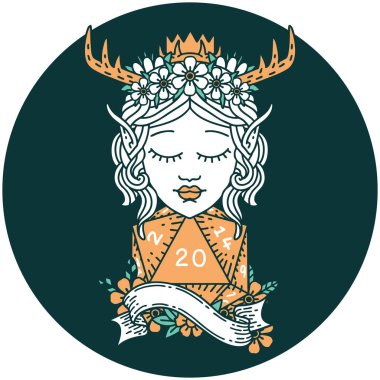 20 zarlı Elf Druid karakteri simgesi