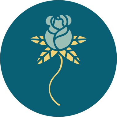 Gül ikonik dövme biçimi