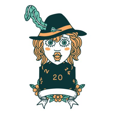 20 zarlı insan ozan karakteri simgesi