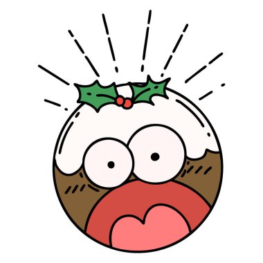 Geleneksel dövme stili, yılbaşı pudingini şok etti.