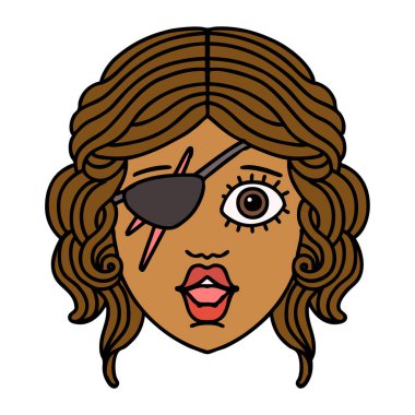 Retro Dövme Tarzı Düzenbaz İnsan Karakteri