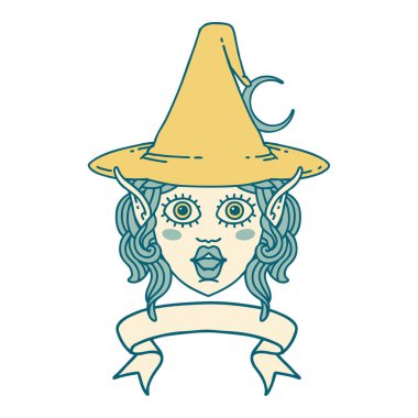 Sancaklı Retro Dövme Biçimi elf karakter yüzü