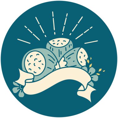 Dövme stili fındık ikonu