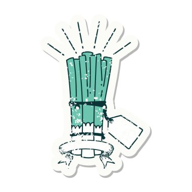 Pırasa dövmesi stili eski bir etiket.