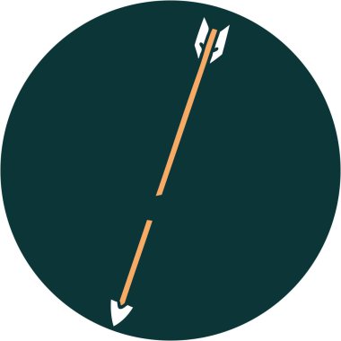 Bir okun ikonik dövme biçimi