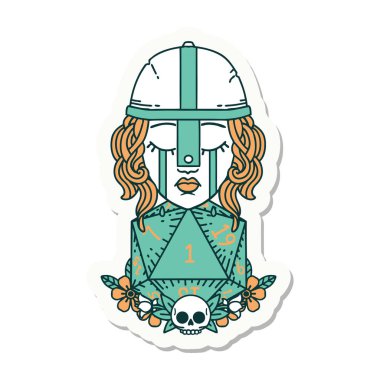 Ağlayan bir insan dövüşçüsünün çıkartması.