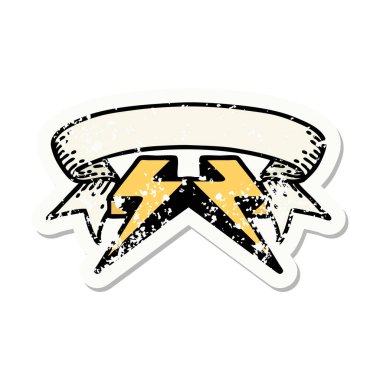 Yıldırım sancağıyla eski bir etiket