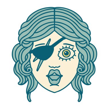 Retro Dövme Tarzı Düzenbaz İnsan Karakteri