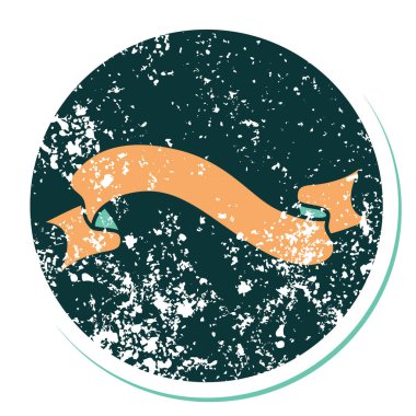 Bir pankartın sembolik dövmeli resmi