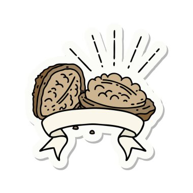 Dövme stili ceviz yapıştırması.