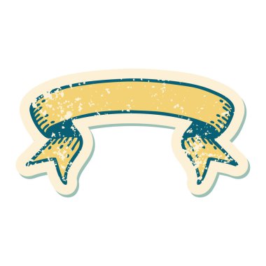 Bir pankartın sembolik dövmeli resmi