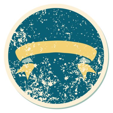 Bir pankartın sembolik dövmeli resmi