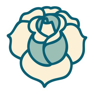 Bir çiçeğin ikonik dövme şekli