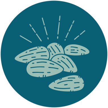 Dövme stili bademlerin simgesi