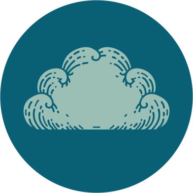 Bir bulutun ikonik dövme görüntüsü