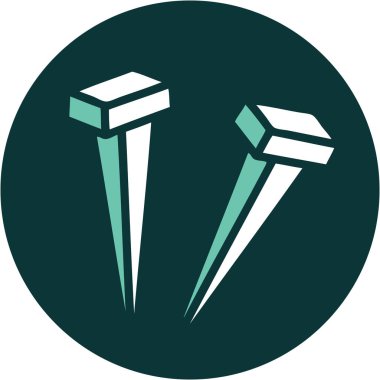 Demir çivinin ikonik dövme şekli