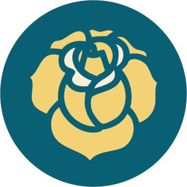 Bir çiçeğin ikonik dövme şekli